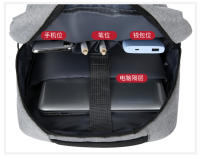 Carga Casual estudiante bolsa de la escuela Premium Sense gran capacidad de los hombres mochila de negocios - details 7