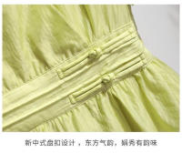 Vestido Tencel exquisito de alta gama para mujer, nuevo estilo de verano, adelgazante y temperamento francés, cuello de estilo europeo de alta gama - details 0