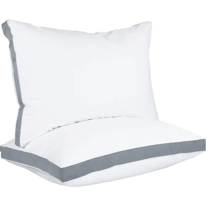 Juego de Almohadas de Cama de Alta Calidad Tamaño Estándar 63,5 x 43,18 x 5 - 1