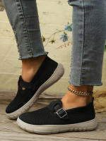 Zapatos Casuales para Mujer Slip-Ons, Transpirables y Cómodos Zapatos Deportivos, Versátiles para Caminar sobre Suela Suave - details 3