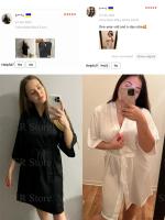 Bata de satén para mujer, lencería íntima, ropa de dormir sedosa, regalo de boda nupcial, bata de baño tipo kimono informal, camisón Sexy - details 21