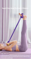 Tensor de Pedal de cuatro tubos, equipo de Fitness multifuncional para el hogar, cuerda de tensión de banda elástica para fortalecimiento Abdominal de Yoga - details 2