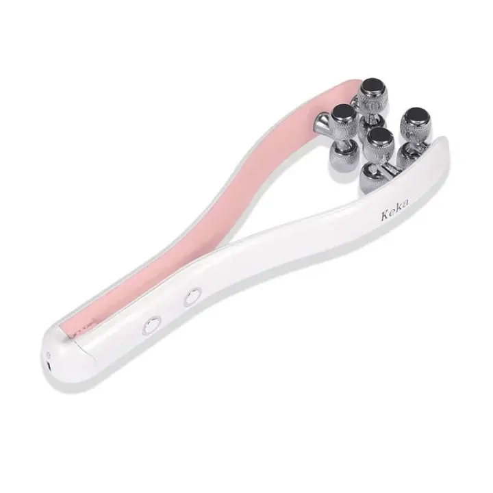 KIBOER Face 3D Massage Roller EMS Mi-corriente ajustable dispositivo de cuidado del hogar de la piel USB recargable - 1