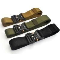 Cinturón de Nailon de Lona para hombre, cinturón táctico multitifción de gran tamaño, 150, 170cm, para Caza al Aire Libre, Combate y supervivencia - details 0