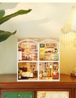 Robotime Rolife DIY Kit de casa de muñecas en miniatura, Kits de construcción de la serie Home Garden con LED, regalos de Navidad para adultos, comedor cálido - details 27