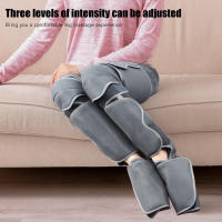 Masajeador inteligente para piernas, dispositivo de 3 velocidades, compresa caliente, presión de aire, vibración, relaja los músculos, alivia la fatiga, muslo y pantorrilla - details 1