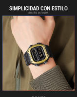 SKMEI-reloj deportivo para hombre, cronómetro con luz trasera, cuenta atrás, resistente al agua, 5bar, alarma - details 10