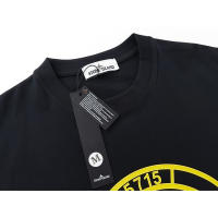 Camisetas Casuales de Manga Corta para Hombres Calidad Superior, Cuello Redondo, Material de Algodón, Moda Verano Stone Island - details 2