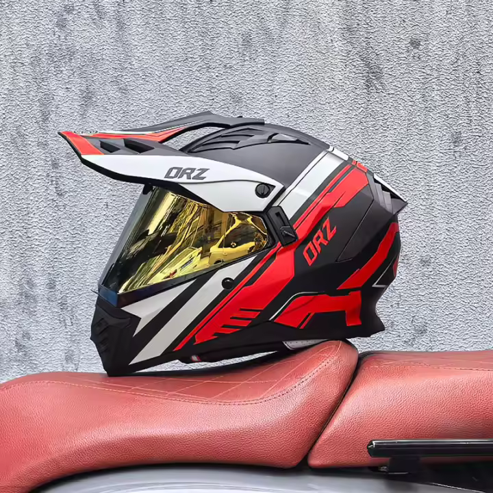 cascos de moto mujer hombre aire libre trail rally seguro Equipo Protector - 1