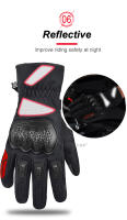 SUOMY-Guantes Térmicos impermeables para hombre y mujer, manoplas de invierno para Motocross, resistentes al viento, WP-06, 100% - details 11