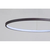 OCASAMI-Lámpara colgante de 220 V y 34 W, diseño de anillo, para sala de estar, lámpara de araña de tres colores - details 9