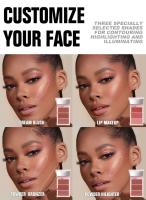 HANDAIYAN Resaltador de Contorno 3 en 1, Paleta de maquillaje, Resplandor Mate, Iluminador pigmentado, bronceador, 3 Colores - details 4