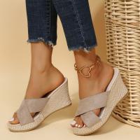 Zapatillas de tacón de cuña de verano para mujer - details 2