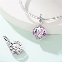 Nuevos Dijes de Plata de Ley 925 Diseño de Abrazo de Amor Zirconia Joyería de Mujer DIY Pulseras - details 3