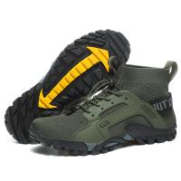 Zapatos acuáticos de secado rápido para hombre, zapatos para caminar en aguas arriba, zapatillas de agua transpirables de malla antideslizantes, calzado de escalada de alta calidad - details 1