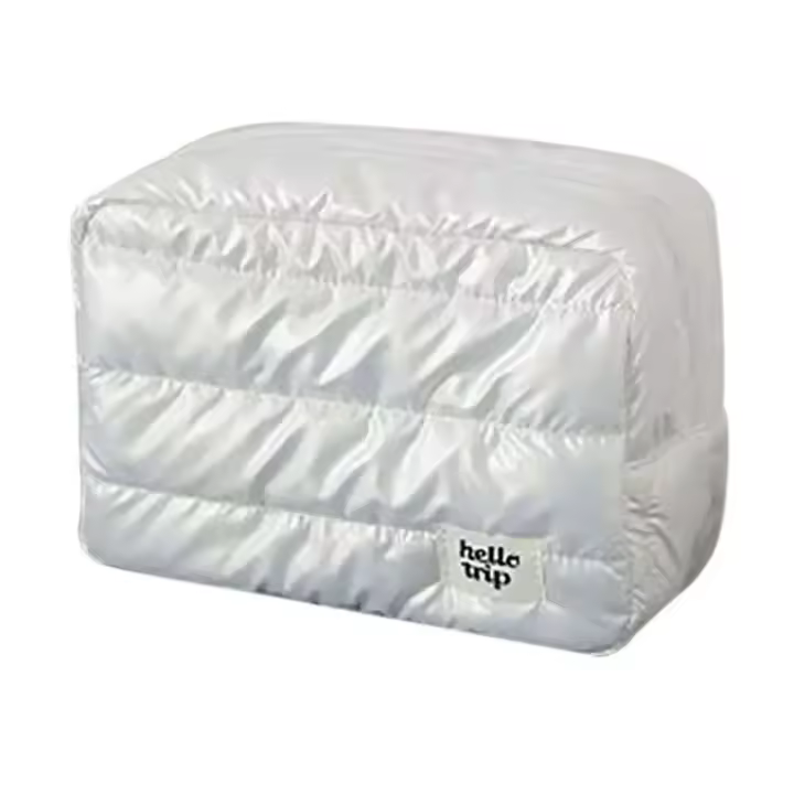 Bolsa de aseo grande para maquillaje, bolsa de almacenamiento portátil, organizador de viaje - 1