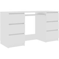 Escritorio Mesa Trabajo Estudio Muebles de Oficina Despacho Ordenador Decoración Capacidad de Almacenamiento de Madera Contrachapada Roble - details 46