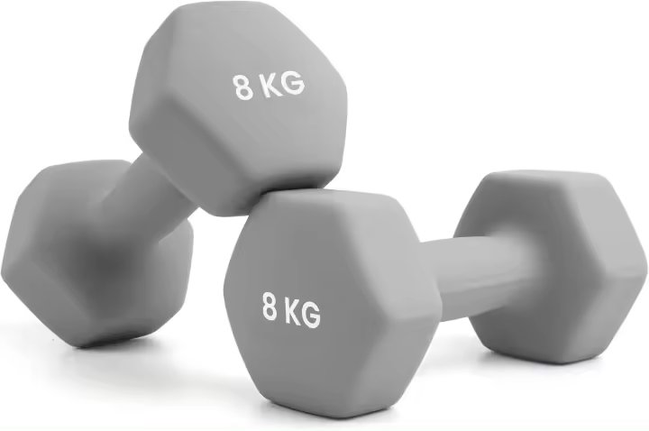 Mancuernas Antideslizantes de Hierro-Neopreno Suaves al Tacto, Diseño Ergonómico, Anti-Rodadura, Gimnasio en Casa, Fitness Para Hombres y Mujeres - 1
