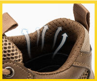 Zapatos de seguridad transpirables, zapatillas de trabajo con protección, antipinchazos, punta de acero, antideslizantes, Verano - details 11