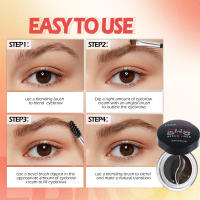 Crema de Cejas Impermeable de Alta Pigmentación Tinte de Ojos a Prueba de Sudor de Dos Colores - details 7
