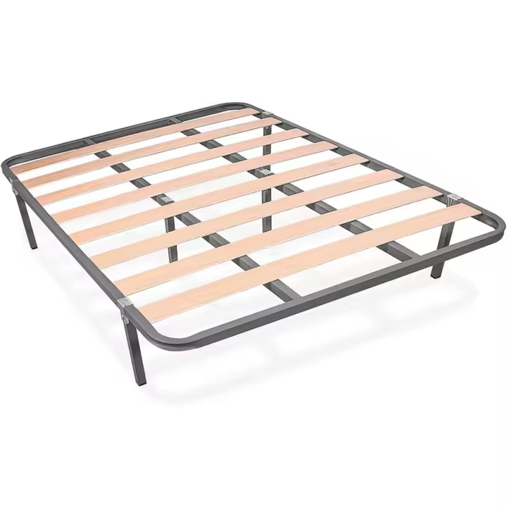 Marco de Cama para Niños de Acero Estructura de Láminas Somier 30x30mm con Patas - 1