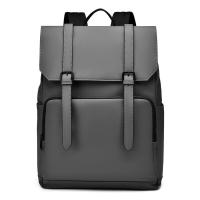 Mochila de viaje de gran capacidad, bolso de hombro doble, otoño, nuevo Color sólido, moda Simple - details 1