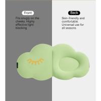 Máscara de Ojos de Nube 3D Diseño de Pestañas Lindas Ayuda para Dormir Viajes y Bolsos - details 0