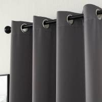 MILVIDAS Full Shading Curtain Super Soundproof Heat Insulation 100% Blackout Curtain Thickened Uv Protection With 8 Rings For Li - details 2