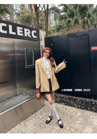 Nuevos zapatos franceses Mary Jane cabeza cuadrada diseño de hebilla de una palabra tacón medio grueso boca poco profunda zapatos individuales charol de mujer - details 19