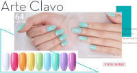 Arte Clavo-Tabla de exhibición de puntas de Uñas postizas, 10 piezas, paleta de esmalte de Gel acrílico, herramienta de práctica de puntas de Arte de uñas, tarjeta de Color Natural - details 0