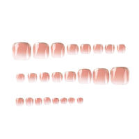 Uñas postizas de gradientes rosas con purpurina, uñas naturales irrompibles, desgaste Simple para actuaciones en escenario - details 4