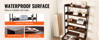 SucceBuy Caja de arena para gatos, mueble de caja de arena oculta con estantes de almacenamiento, baño de madera para gatos en interiores - details 3