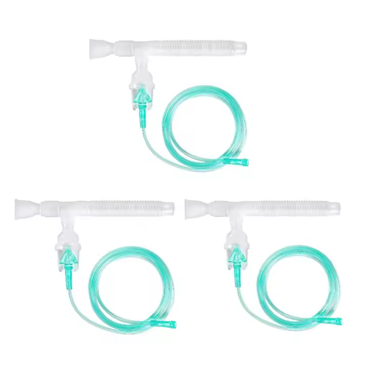 Kit de repuesto para nebulizador, 3 juegos completos con tubo y boquilla para uso doméstico - 1