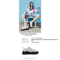 2025 Verano Nuevos Deportes Sandalias Mujeres Casual Hueco Grueso Fondo Aumentando Cabeza Grande Zapatos - details 0