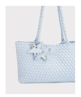 Bolso tejido colgante, bolso de mano de gran capacidad, bolso bandolera de hombro, bolso versátil de moda para niño y madre. - details 1