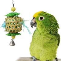 Juguetes Ralladores para Pájaros 3 Pcs Juego de Masticación y Columpio Hecho a Mano de Bambú Adecuado para Pajareras Pequeñas como Periquitos y Papagayos - details 6