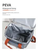 Bolsa De Almuerzo Portátil Doble Capa Gran Capacidad Para Camping Y BBQ Durable De Tela Oxford Adecuada Para Picnic Y Uso Al Aire Libre - details 10