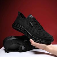 Zapatillas de Malla Transpirable Nuevas para Hombre Zapatos Ligeros Informales para Caminar - details 10