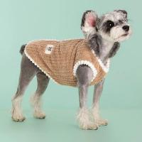 Chaleco de Vestido para Perros de Vellón Cálido Traje de Moda Invernal para Perros Pequeños - details 5