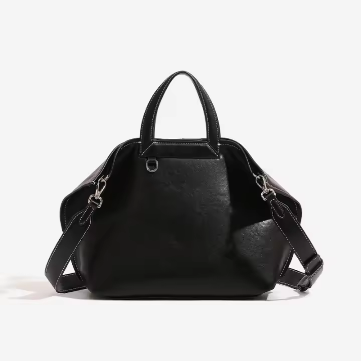 Bolso de Primavera para Mujer Bolso de Mano de Cuero de Un Solo Hombro Oblicuo - 1