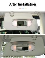Parasol para coche, carcasa de panel, Mini Cooper S ONE D JCW R55 R56 R57 R59 R60 2007-2014, cubierta para espejo de tocador, accesorios - details 7