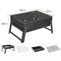1 Uds. Parrilla de barbacoa portátil plegable, kits de herramientas pequeñas de acero inoxidable para cocinar al aire libre, Camping, Picnics, playa - details 5