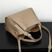 Bolso de hombro de gran capacidad para mujer, bolso de mensajero portátil, estilo Retro, moderno, Simple, nueva textura - details 8
