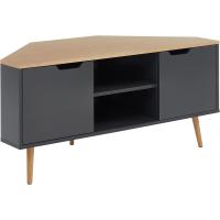 Mueble de TV, Madera de ingeniería, Roble y Gris Antracita, L115cm - details 4