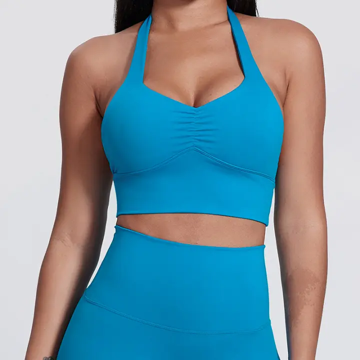Sujetador deportivo de alto soporte para mujer, Top de Yoga, ropa deportiva elástica de secado rápido - 1