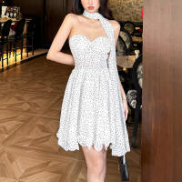 BUNO-lanzamiento de otoño Junior por encima de la rodilla Mini vestido de calle K24D59746Girl sólido ajustado escote sin espalda bata de moda - details 9