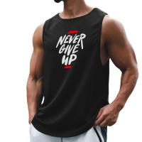 Camisetas sin mangas de secado rápido para hombre, ropa de gimnasio de malla, chaleco de baloncesto holgado, camiseta deportiva sin mangas para correr - details 0