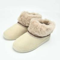 Botas de nieve cortas para interior y exterior para mujer, botines de fibra ultrafina de piel sintética a la moda, antideslizantes y cálidas, novedad de 2024 - details 0