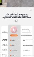 Esterilizador de Cepillos de Dientes Inteligente Ultravioleta Inalámbrico Recargable - details 5