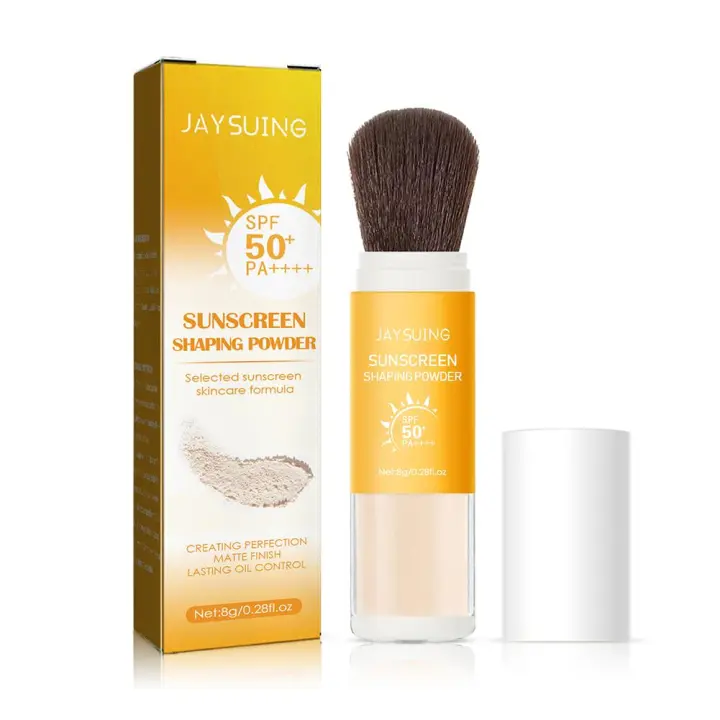 Polvo Largo Duradero Solares SPF50+ Bloqueador Solar Invisible Control de Aceite de Poros - 1